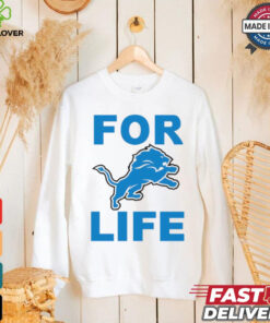 Detroit Lions NFL football for life logo 2024 hoodie, sweater, longsleeve, shirt v-neck, t-shirt