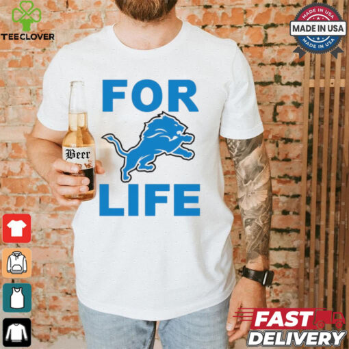 Detroit Lions NFL football for life logo 2024 hoodie, sweater, longsleeve, shirt v-neck, t-shirt