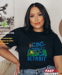 Detroit Lions NFL x Homage x Beavis and Butt Head Unisex Tri Blend T Shirt