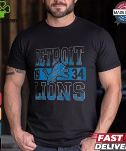 Detroit Lions New Era Gray City Team T Shirt