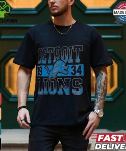 Detroit Lions New Era Gray City Team T Shirt