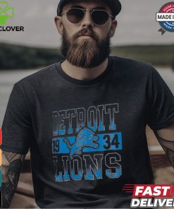 Detroit Lions New Era Gray City Team T Shirt