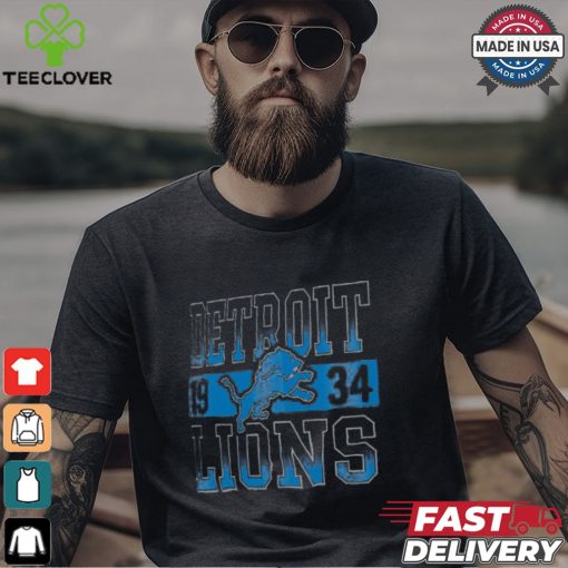 Detroit Lions New Era Gray City Team T Shirt
