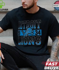 Detroit Lions New Era Gray City Team T Shirt