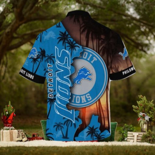 Detroit Lions Nfl customized Summer Hawaii Shirt For Sports Enthusiasts Football Button Up Shirt And Shorts Dan Campbell Gift