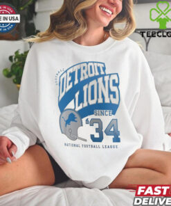 Detroit Lions Nike Rewind Tri Blend T Shirt