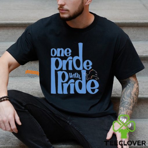 Detroit Lions One Pride With Pride Month Shirt