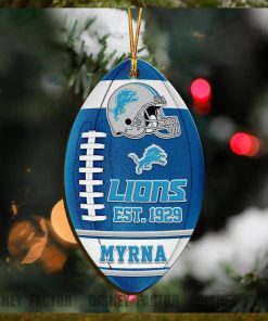 Detroit Lions Ornaments, Nfl Christmas Decorations