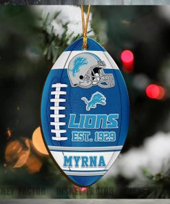 Detroit Lions Ornaments, Nfl Christmas Decorations