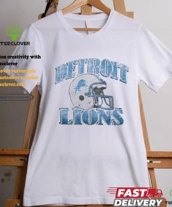 Detroit Lions Overrun Franklin Throwback Logo T Shirt