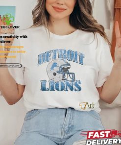 Detroit Lions Overrun Franklin Throwback Logo T Shirt