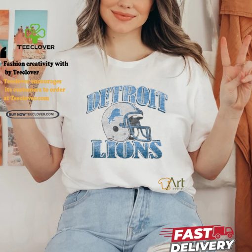 Detroit Lions Overrun Franklin Throwback Logo T Shirt