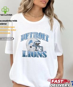 Detroit Lions Overrun Franklin Throwback Logo T Shirt