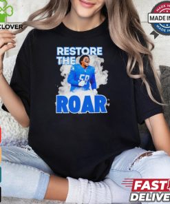 Detroit Lions Penei Sewell restore the roar hoodie, sweater, longsleeve, shirt v-neck, t-shirt