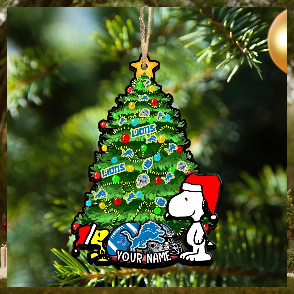 Detroit Lions Personalized Your Name Snoopy And Peanut Ornament Christmas Gifts For NFL Fans SP161023139ID03 Detroit Lions Personalized Your Name Snoopy And Peanut Ornament Christmas Gifts For NFL Fans SP161023139ID03