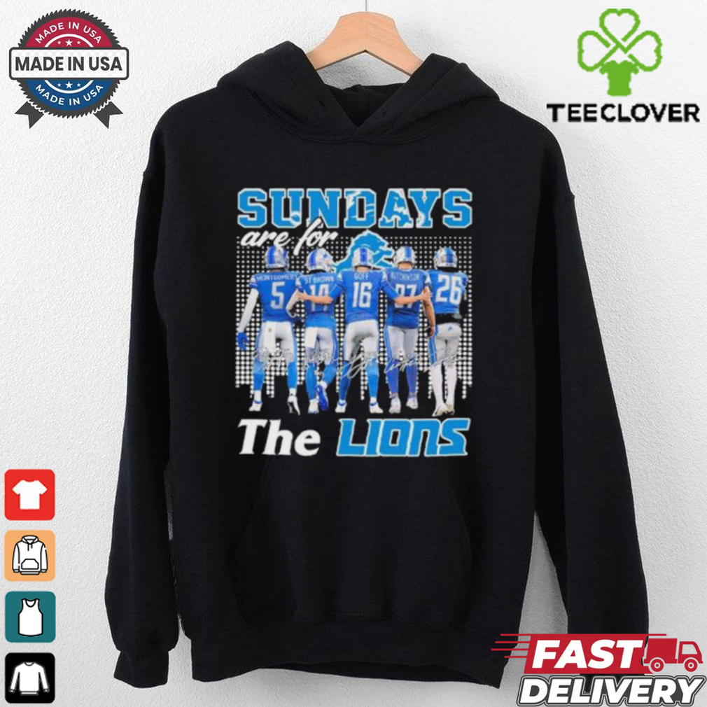 Detroit Lions Players Sundays Are For The Lions shirt Detroit Lions Players Sundays Are For The Lions shirt