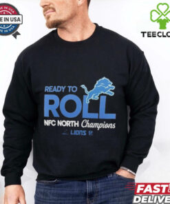 Detroit Lions Ready To Roll 2024 NFC North Division Champions Trophy T shirts
