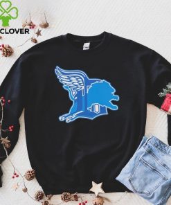 Detroit Lions Red Wings Tigers logo shirt