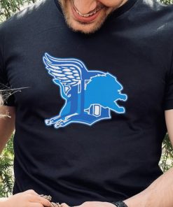 Detroit Lions Red Wings Tigers logo shirt