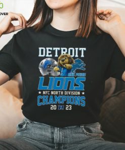 Detroit Lions Roary Mascot NFC North Division Champions 2023 One Pride Essentials T Shirt