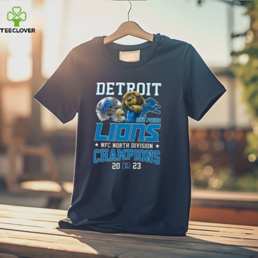 Detroit Lions Roary Mascot NFC North Division Champions 2023 One Pride Essentials T Shirt