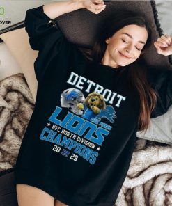 Detroit Lions Roary Mascot NFC North Division Champions 2023 One Pride Essentials T Shirt
