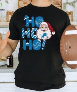 Detroit Lions Santa Claus Ho Ho Ho Christmas Shirt