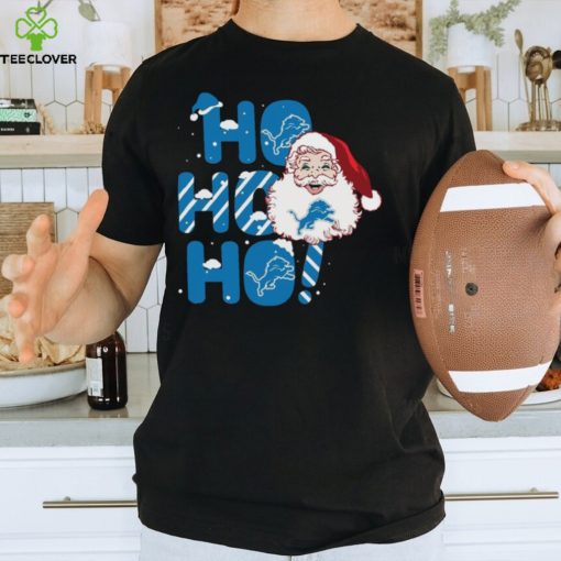 Detroit Lions Santa Claus Ho Ho Ho Christmas Shirt