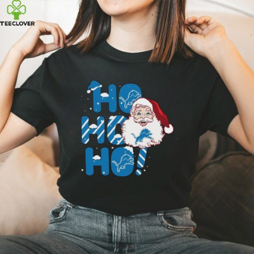 Detroit Lions Santa Claus Ho Ho Ho Christmas Shirt