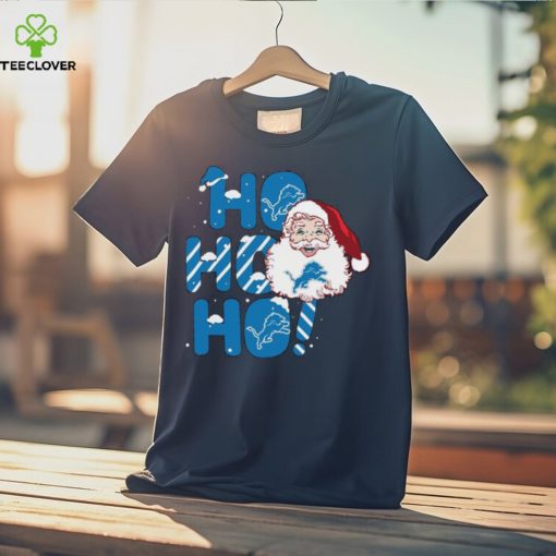 Detroit Lions Santa Claus Ho Ho Ho Christmas Shirt