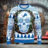 Houston Texans Skull Flower Ugly Christmas Ugly Sweater