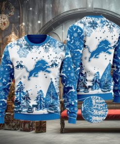 Detroit Lions Special Christmas Ugly Sweater Design Holiday Edition