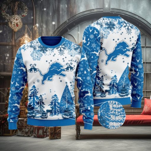 Detroit Lions Special Christmas Ugly Sweater Design Holiday Edition