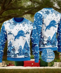Detroit Lions Special Christmas Ugly Sweater Design Holiday Edition