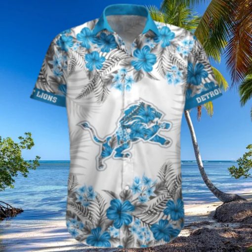 Detroit Lions Summer Beach Shirt and Shorts Full Over Print