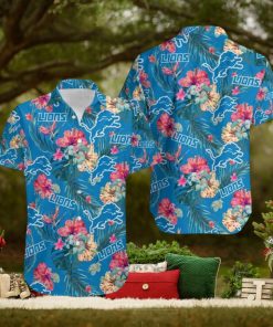 Detroit Lions Summer Button Up Shirt Hawaiian Shirt