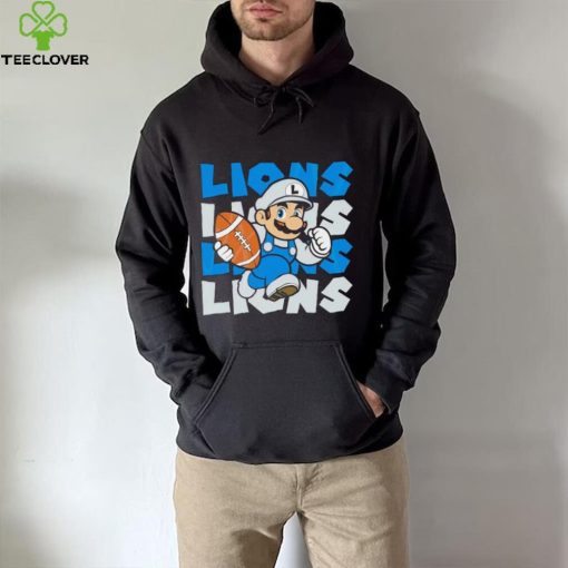 Detroit Lions Super Mario hoodie, sweater, longsleeve, shirt v-neck, t-shirt