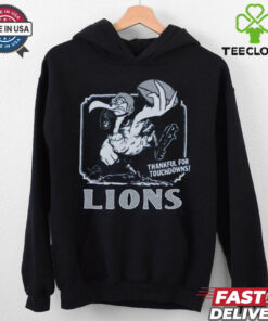 Detroit Lions Thankful For Touchdowns Shirt