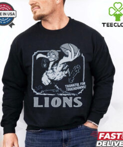 Detroit Lions Thankful For Touchdowns Shirt