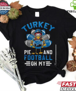 Detroit Lions Thanksgiving Feast & Football T Shirt