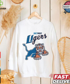 Detroit Lions Tigers Half Logo Parody 2024 t shirt