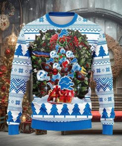 Detroit Lions Tree Ugly Christmas Ugly Sweater Christmas Gift Ideas For Fans