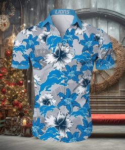 Detroit Lions Tropical Outfit Hawaiian Shorts Beach Short Shirt