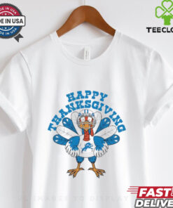 Detroit Lions Turkey Happy Thanksgiving T Shirt