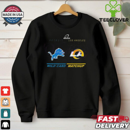 Detroit Lions Vs Los Angeles Rams Wild Card Matchup T hoodie, sweater, longsleeve, shirt v-neck, t-shirt