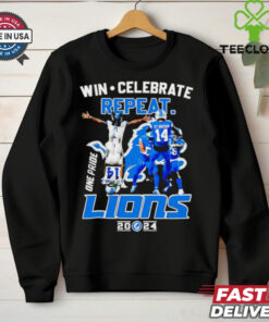Detroit Lions Win Celebrate Repeat Lions 2024 One Pride shirt