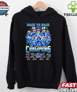 Detroit Lions back to back 2024 NFC North Division champions team players shirt