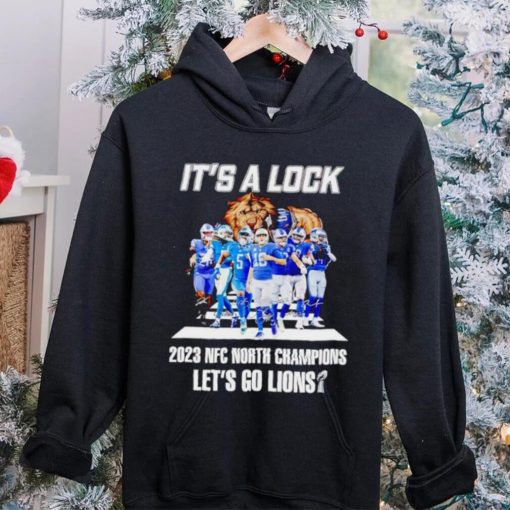 Detroit Lions cross the road it’s a lock 2023 NFC North Champions let’s go Lions hoodie, sweater, longsleeve, shirt v-neck, t-shirt