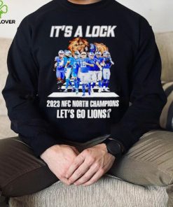 Detroit Lions cross the road it’s a lock 2023 NFC North Champions let’s go Lions hoodie, sweater, longsleeve, shirt v-neck, t-shirt