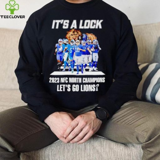 Detroit Lions cross the road it’s a lock 2023 NFC North Champions let’s go Lions hoodie, sweater, longsleeve, shirt v-neck, t-shirt